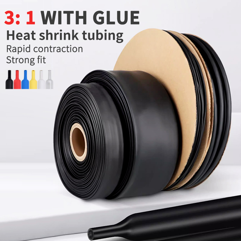 Shrink Wrap Pvc - 100 Meters/10M 3:1 Ratio Adhesive Lined
