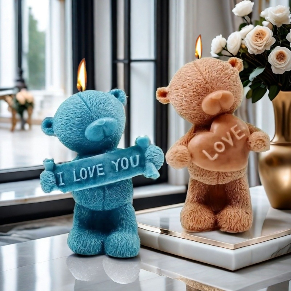 Soap Making Additives - Express Love Bear Silicone Mold for