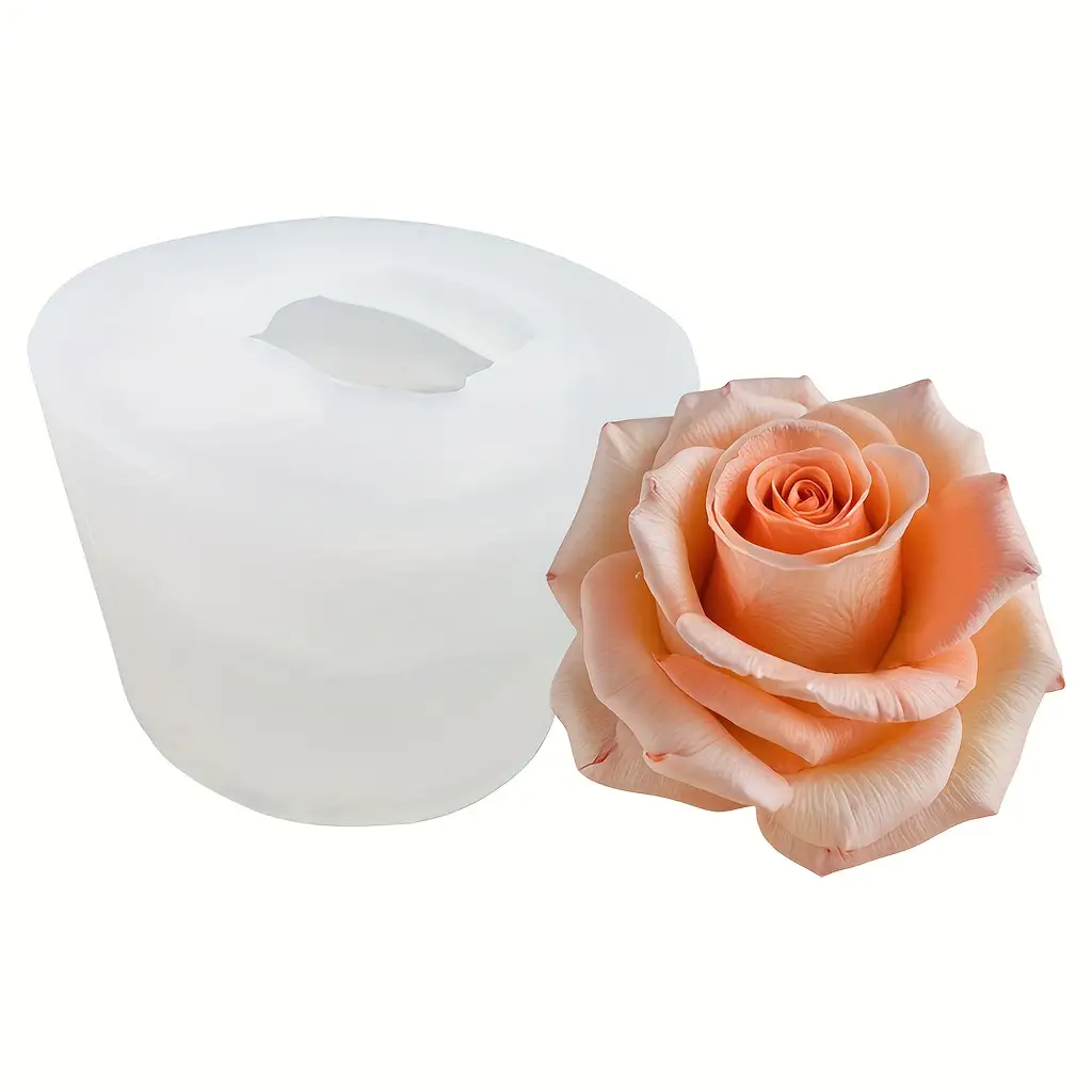 3D Rose Silicone Candle Mold,  – обзор и цена Soap Making Additives
