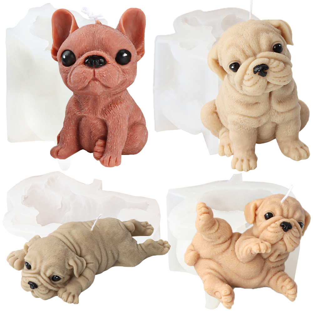 3D Dog Silicone Candle Molds S – обзор и цена Soap Making Additives