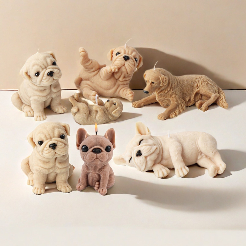 3D Dog Silicone Candle Molds S – обзор и цена Soap Making Additives