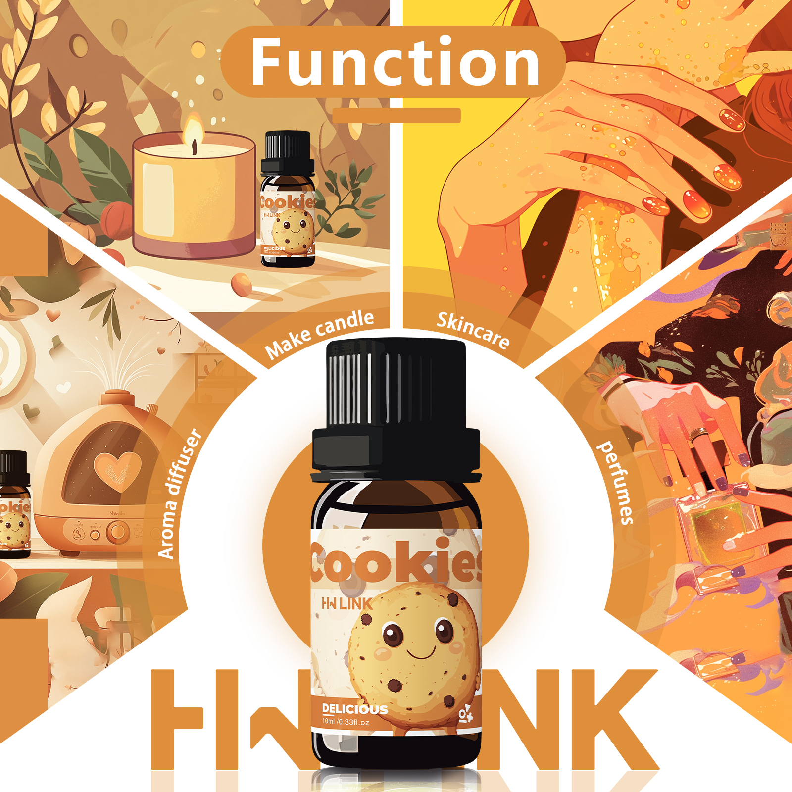 10ml Cookies Essential Oils Pe – обзор и цена Soap Making Additives