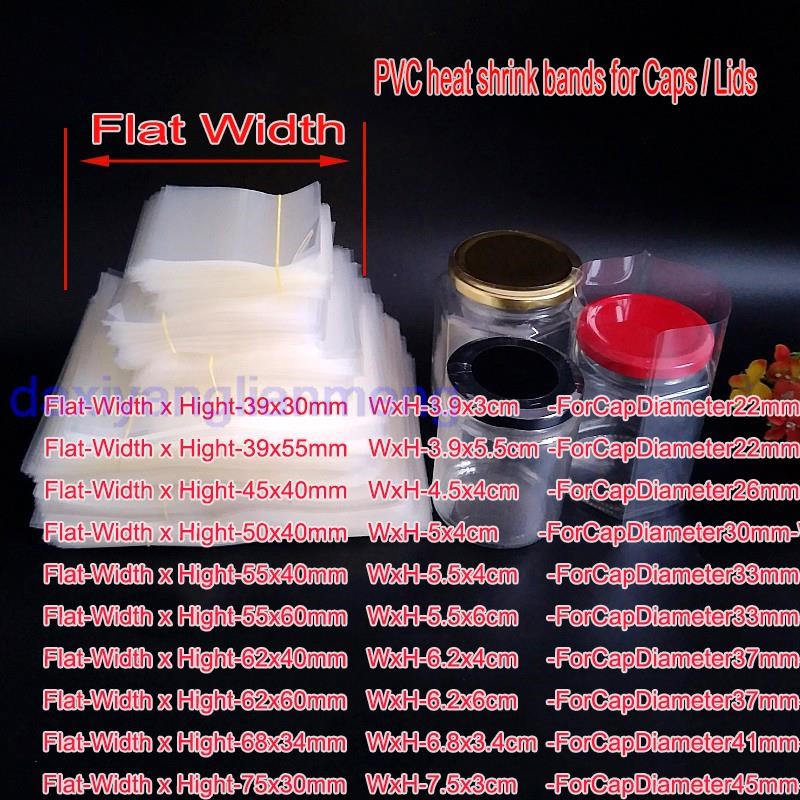400Pcs Bottle Mouth Heat Shrin – обзор и цена Shrink Wrap Pvc