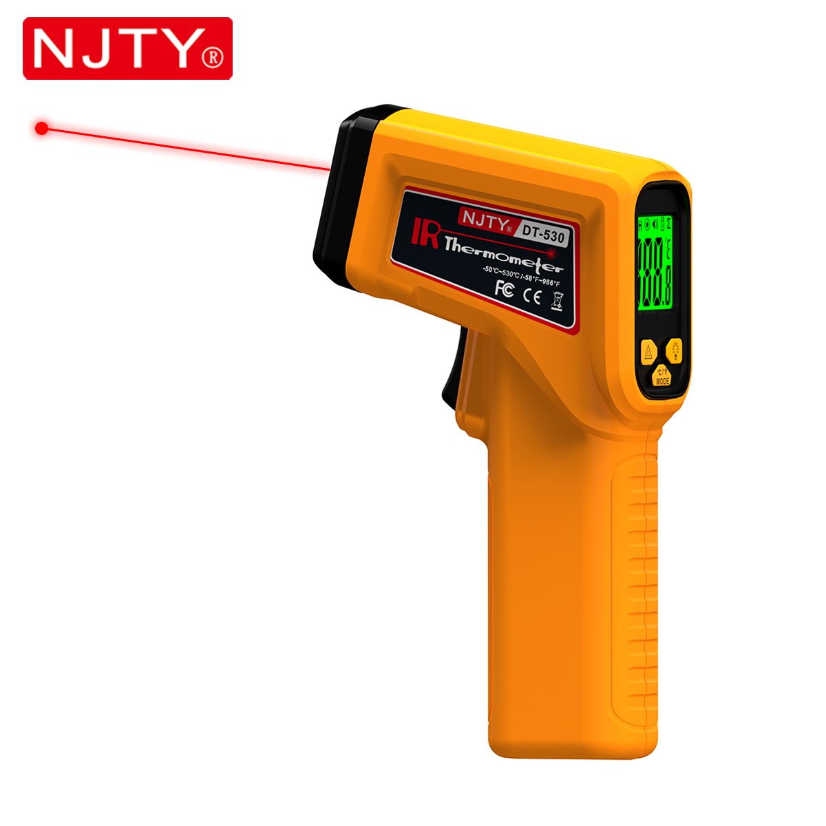 NJTY Infrared Thermometer Lase – обзор и цена Soap Making Thermometer