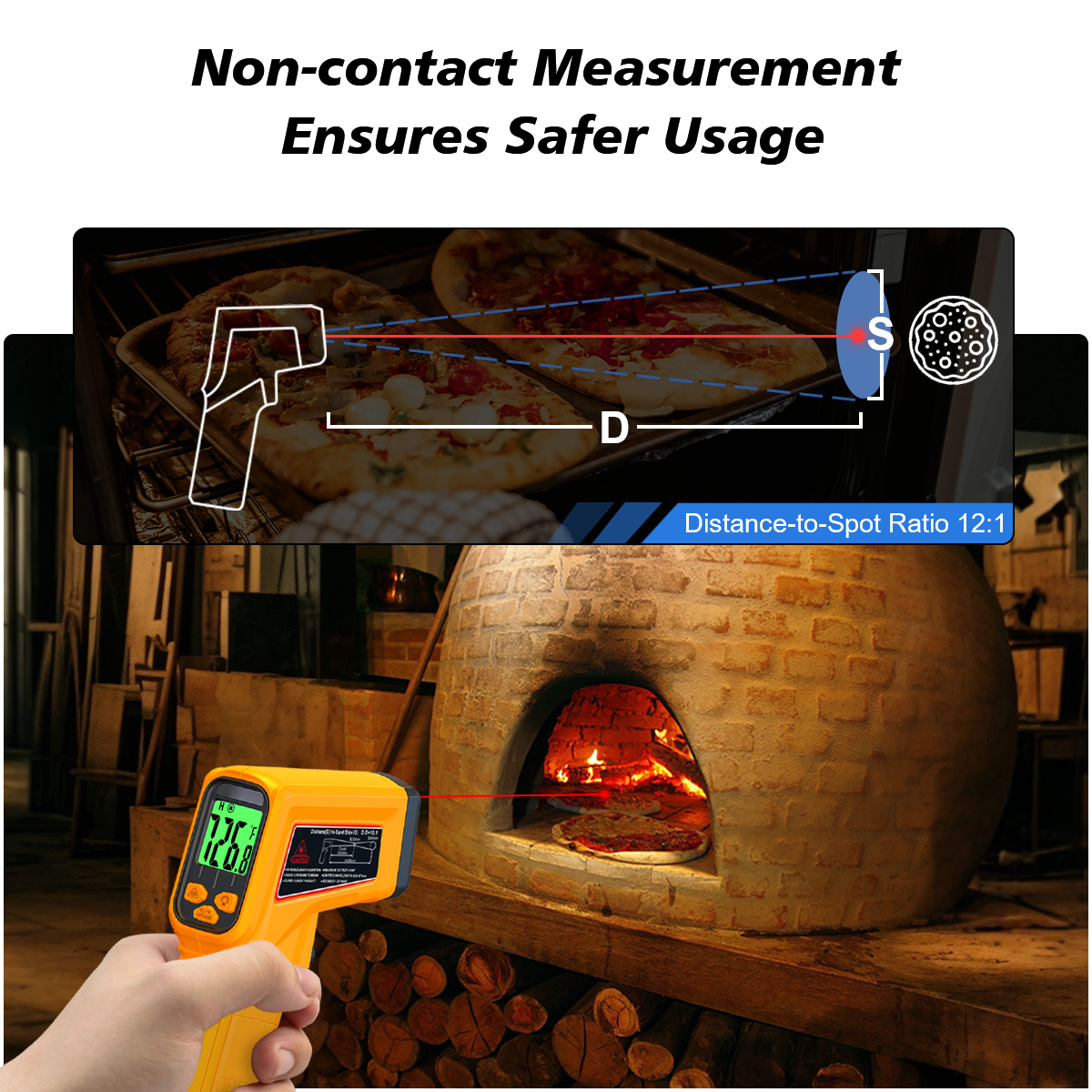 NJTY Infrared Thermometer Lase – обзор и цена Soap Making Thermometer