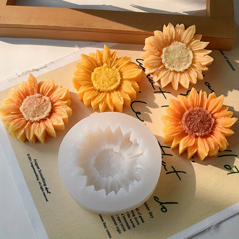 Vibrant 3D Sunflower Silicone  – обзор и цена Soap Making Silicone Molds