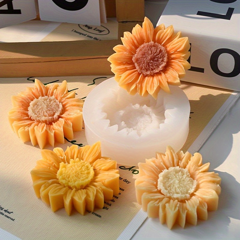 Vibrant 3D Sunflower Silicone  – обзор и цена Soap Making Silicone Molds