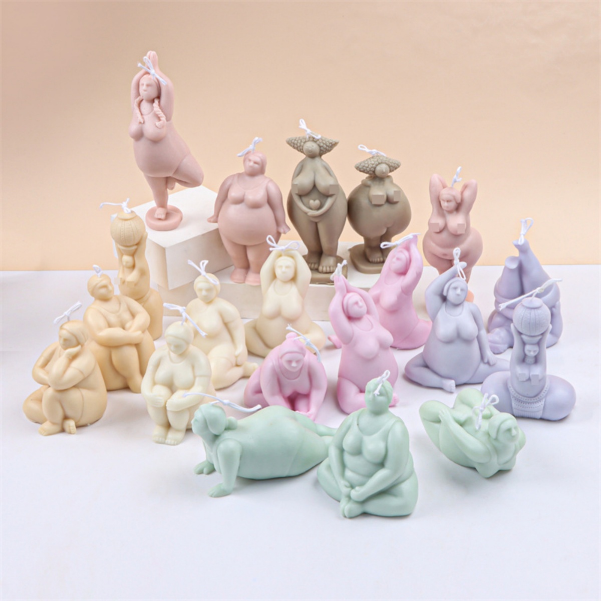 3D Lady Body Candle Mold Yoga  – обзор и цена Soap Making Additives
