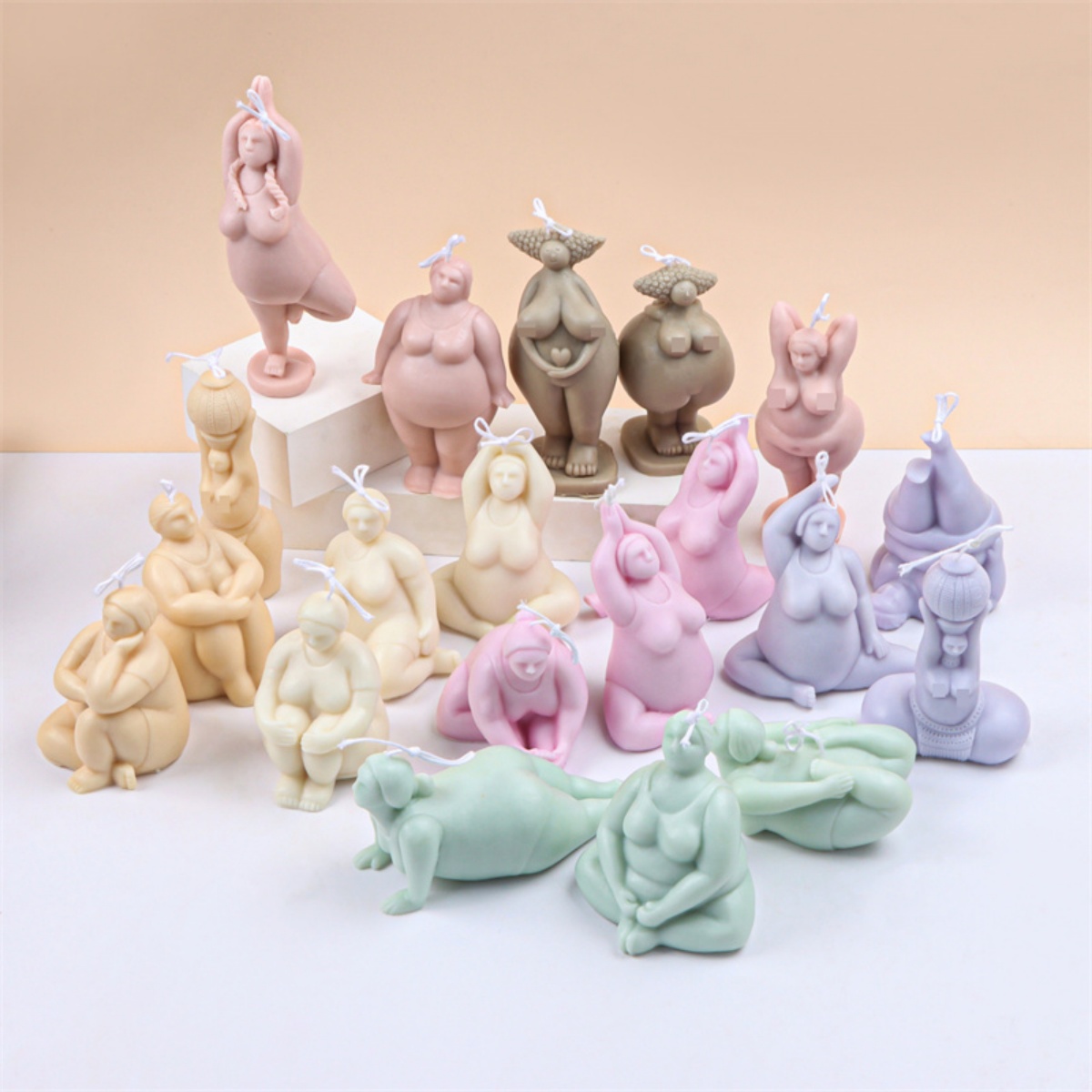 3D Lady Body Candle Mold Yoga  – обзор и цена Soap Making Additives