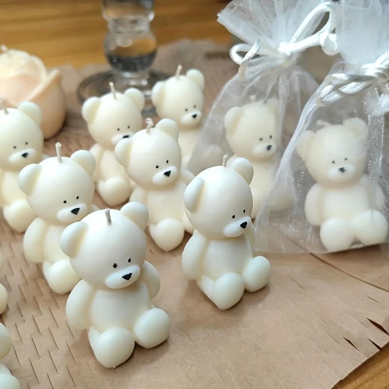 Silicone Bear Mold for Scented – обзор и цена Soap Making Additives