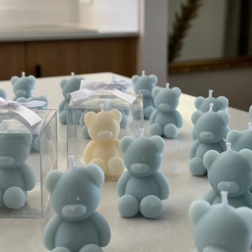 Silicone Bear Mold for Scented – обзор и цена Soap Making Additives