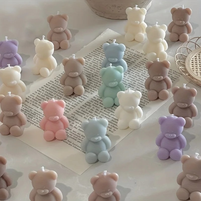 Silicone Bear Mold for Scented – обзор и цена Soap Making Additives
