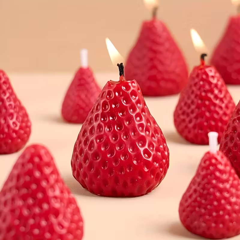 Strawberry Silicone Candle Mol – обзор и цена Soap Making Silicone Molds