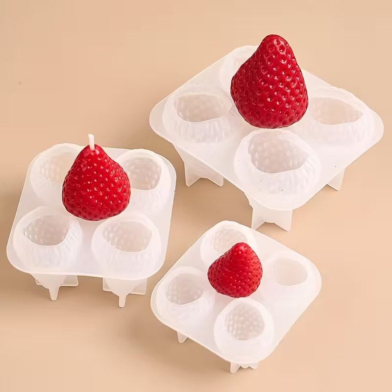 Strawberry Silicone Candle Mol – обзор и цена Soap Making Silicone Molds