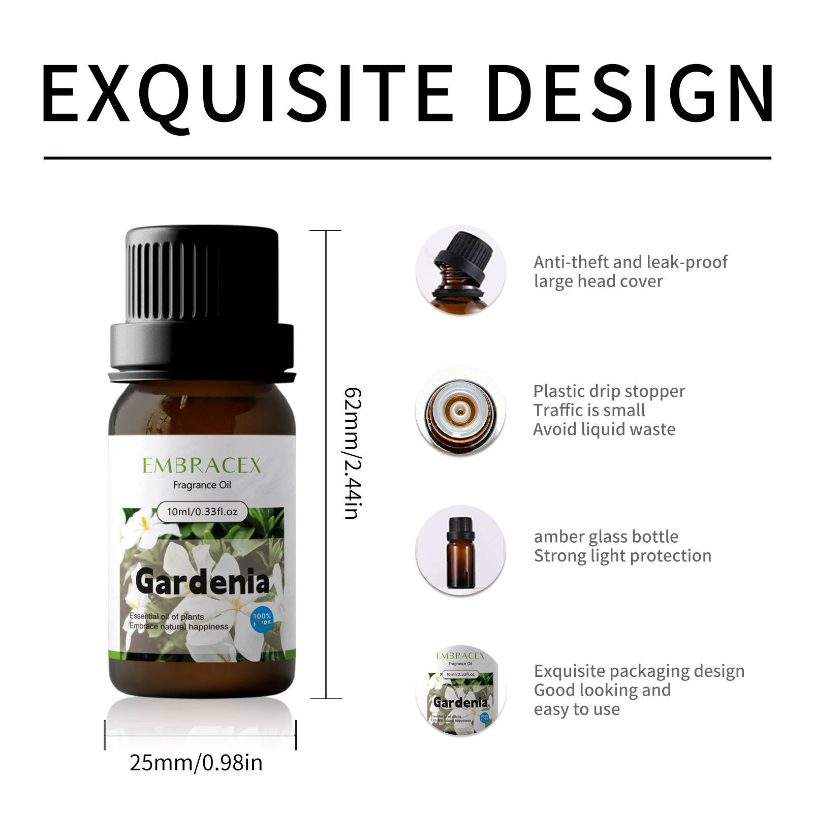 10ml Gardenia Essential Oil Ma – обзор и цена Soap Making Additives