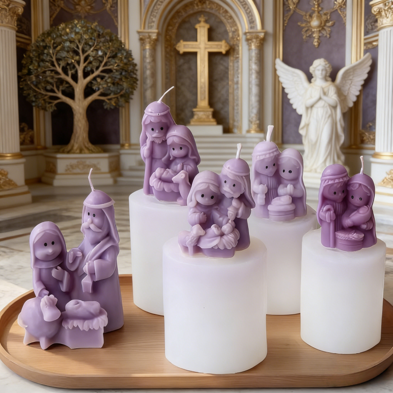 3D Mini Nativity Scene Silicon – обзор и цена Soap Making Additives