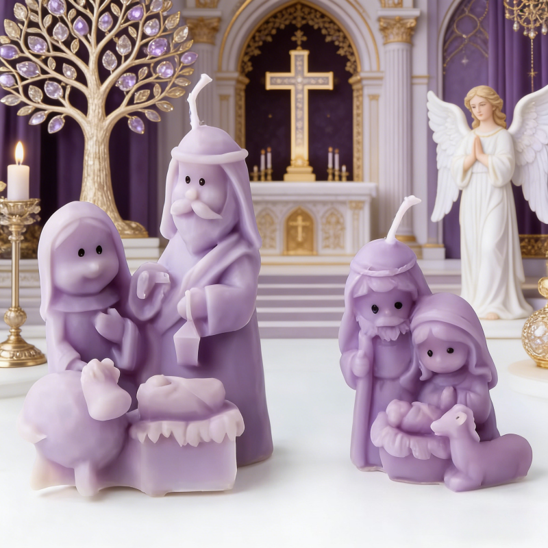 3D Mini Nativity Scene Silicon – обзор и цена Soap Making Additives