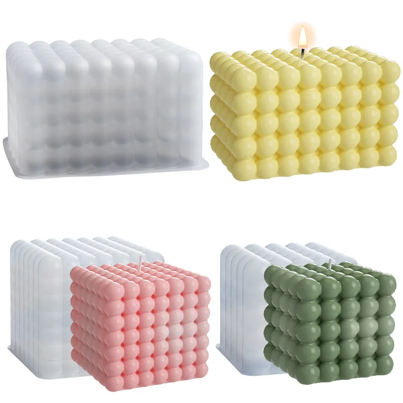 Large Bubble Cube Candles Sili – обзор и цена Soap Making Silicone Molds