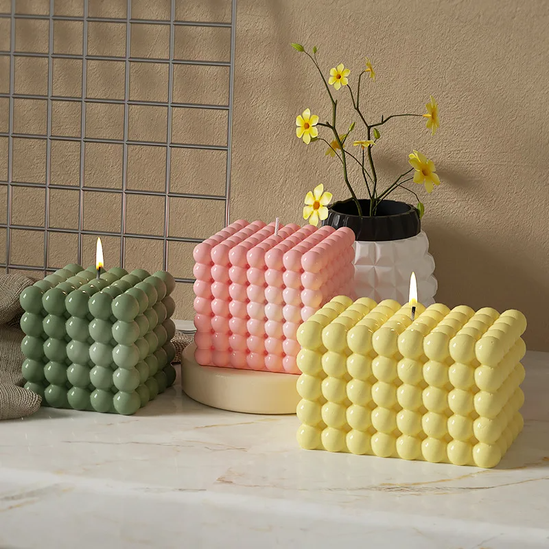 Large Bubble Cube Candles Sili – обзор и цена Soap Making Silicone Molds