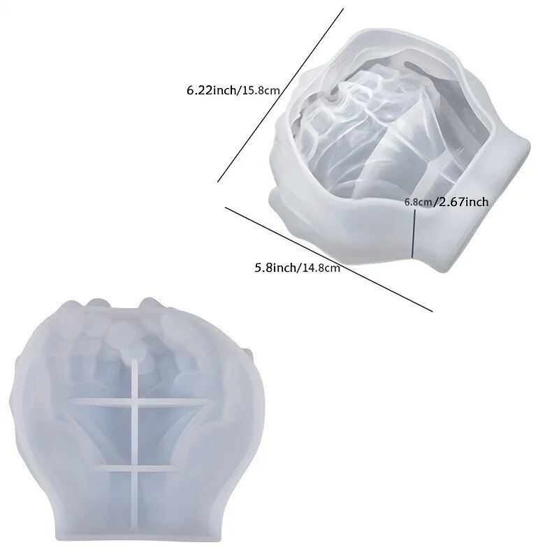 1pc Hand Plaster Mold for Resi – обзор и цена Soap Making Pot