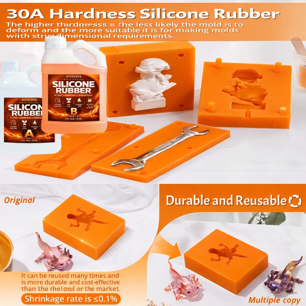 Liquid Silicone Rubber Kit,Hig – обзор и цена Soap Making Silicone Molds