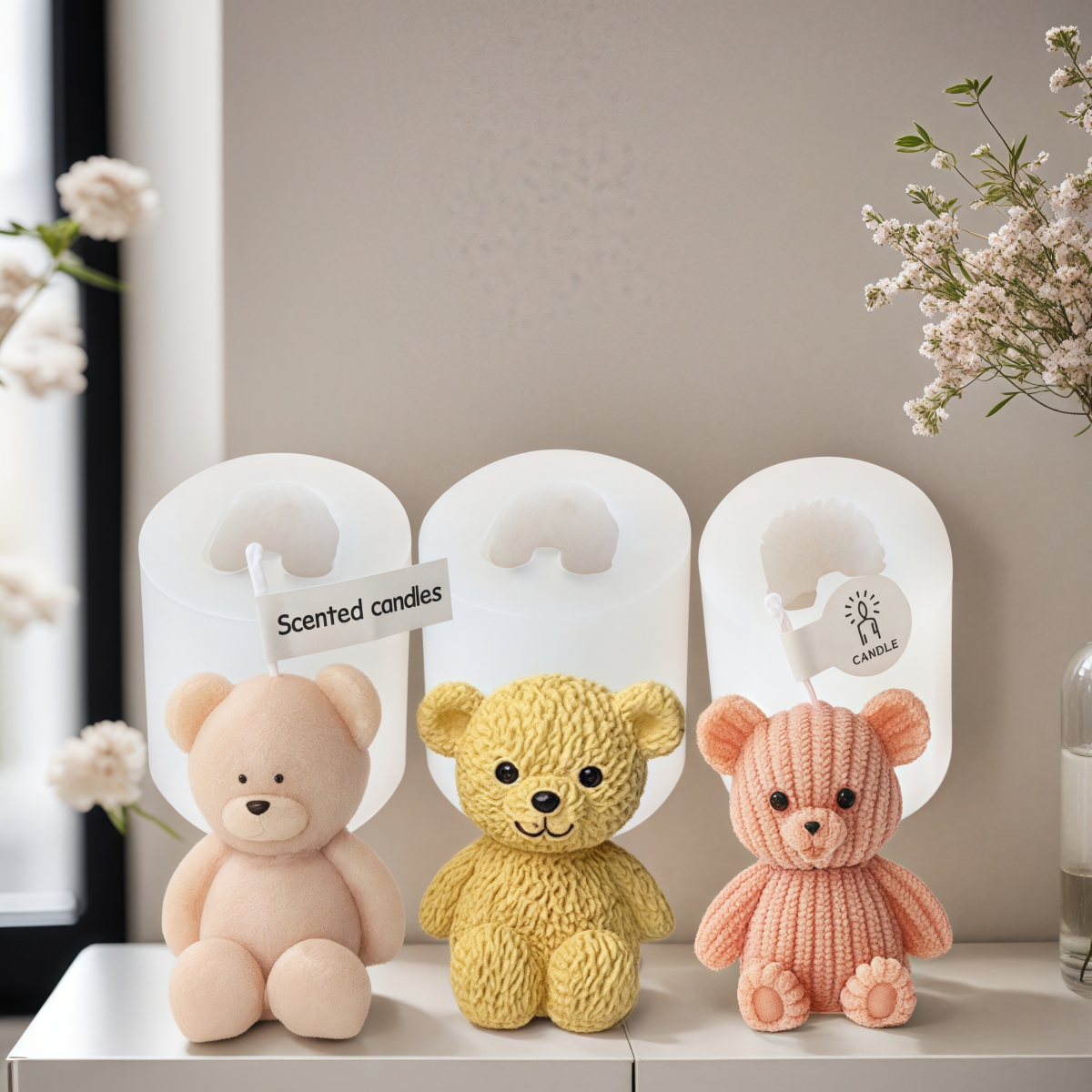 3D Cute Bear Candle Making Mou – обзор и цена Soap Making Additives