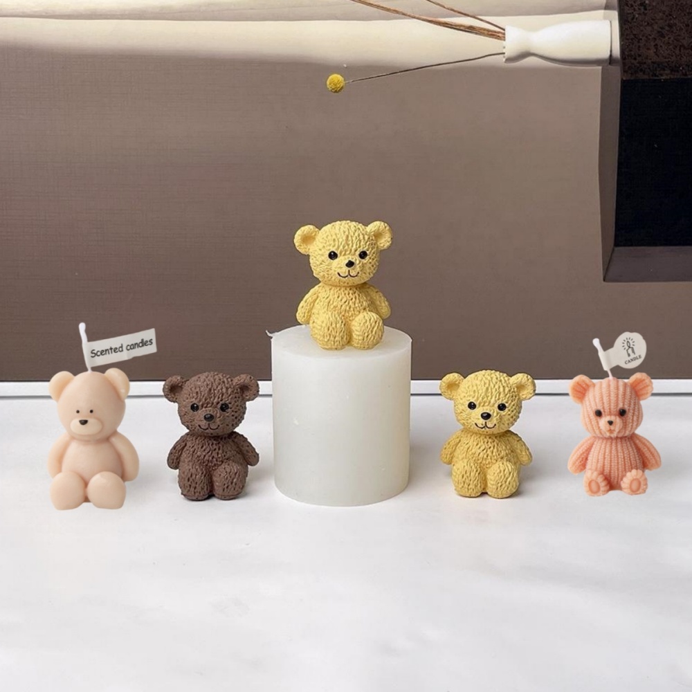 3D Cute Bear Candle Making Mou – обзор и цена Soap Making Additives