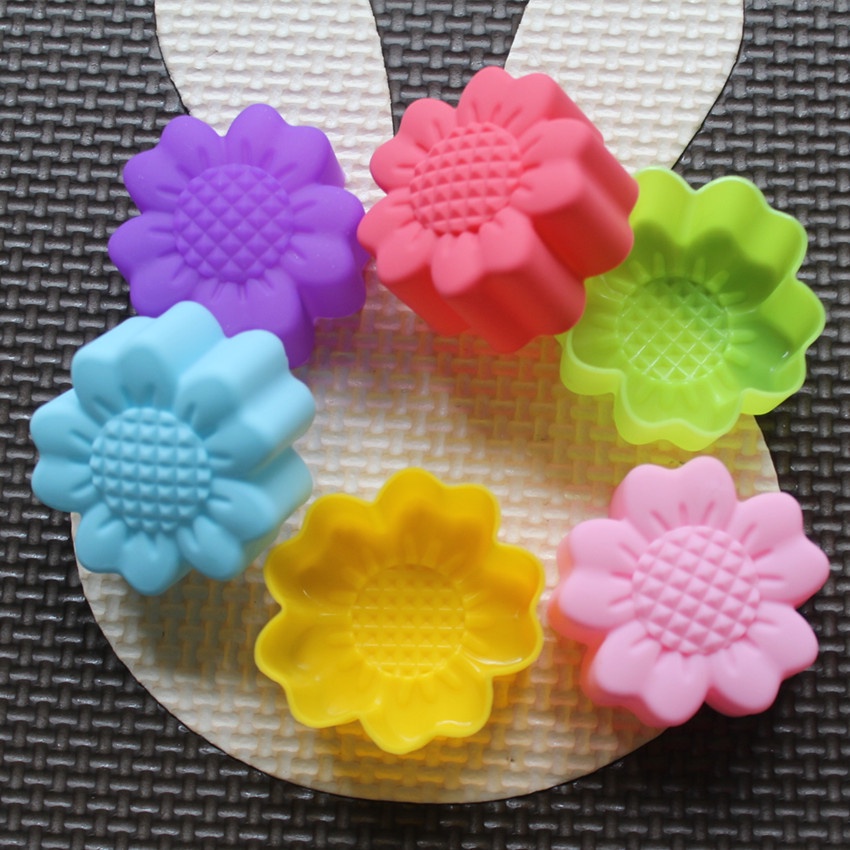 6 Pcs Set Non-Stick Flower Des – обзор и цена Soap Making Silicone Molds