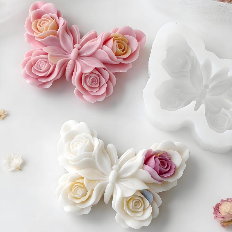 DIY Rose Butterfly Form Silico – обзор и цена Soap Making Silicone Molds