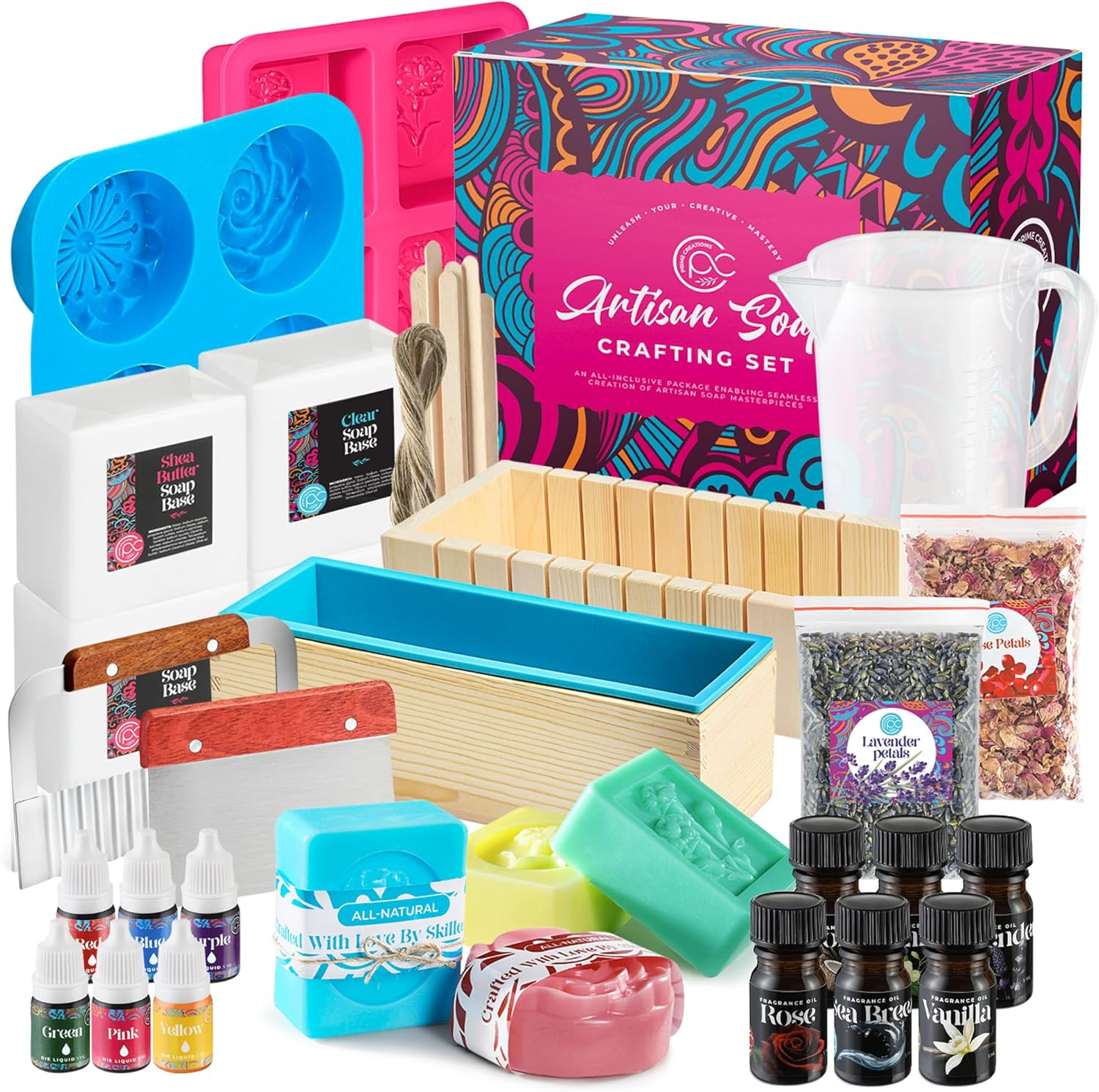 Soap Making Kit with Melt Pour – обзор и цена Soap Making Base