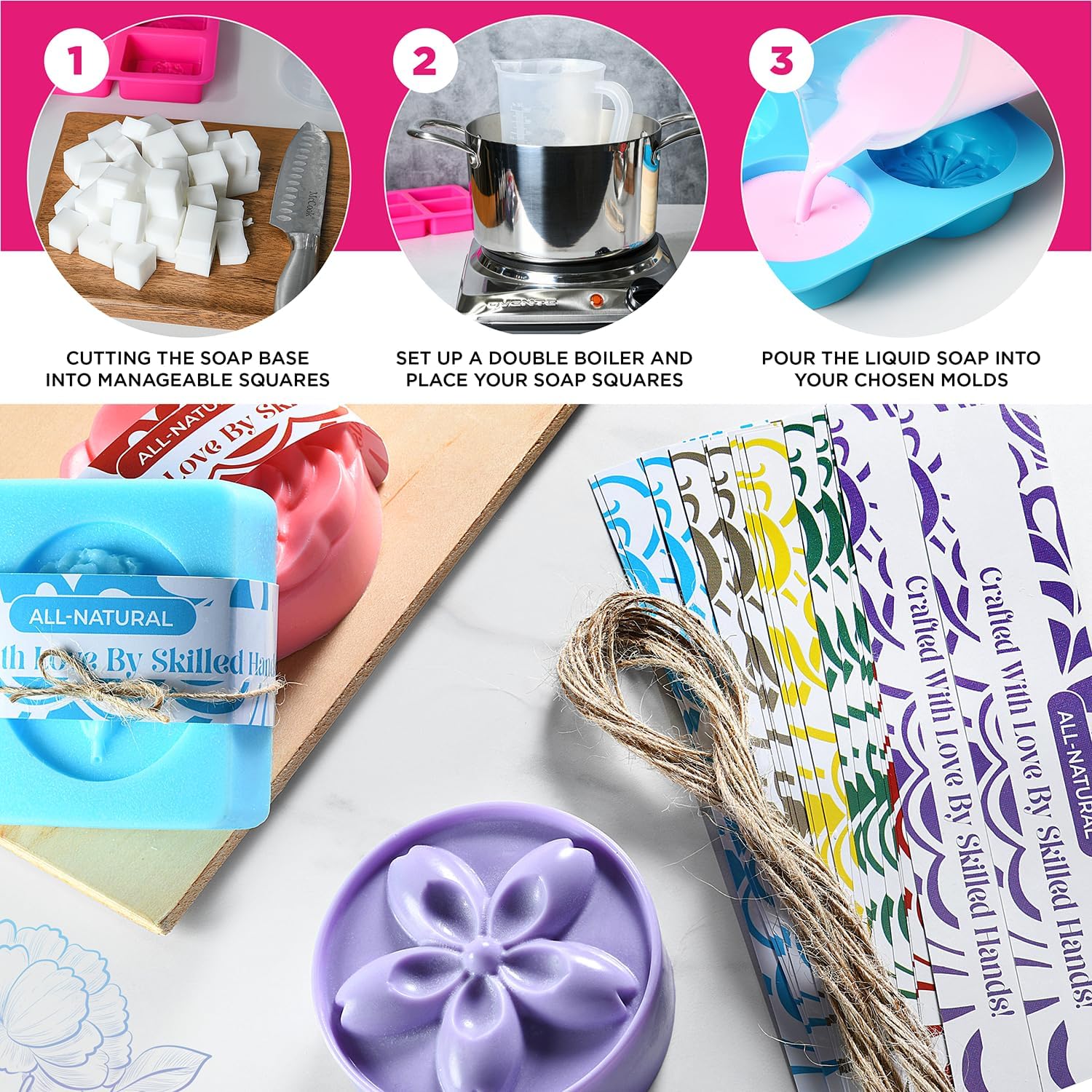 Soap Making Kit with Melt Pour – обзор и цена Soap Making Base