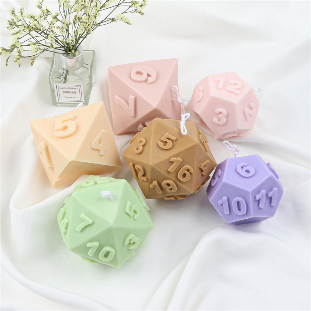 Large Silicone Polyhedral Dice – обзор и цена Soap Making Additives